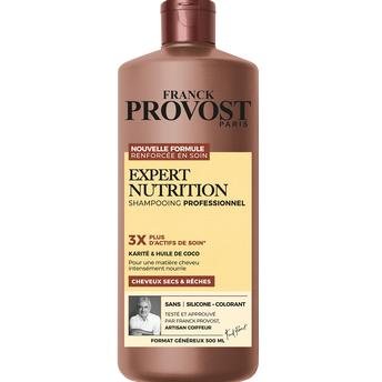 Shampooing Nutrition intense Cheveux secs Karité FRANCK PROVOST -750 ml