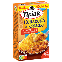 Graine de couscous et sauce tajine TIPIAK 230g