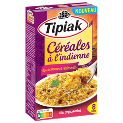 Céréales à l'indienne TIPIAK 2x130g