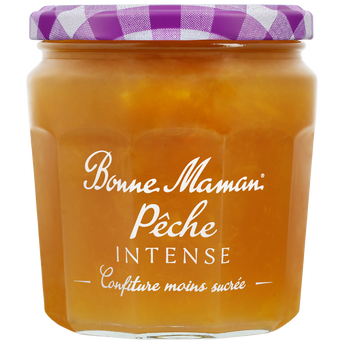 Confiture pêche intense BONNE MAMAN, 335g
