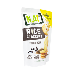 Crackers poivre noir N.A rice, 85g