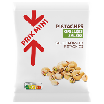 Pistaches grillées salées PRIX MINI sachet 200G