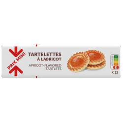 / Tartelettes à l'abricot PRIX MINI - 200g