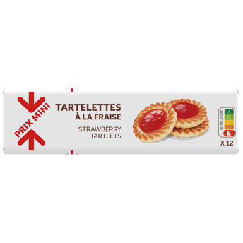/ Tartelettes à la fraise PRIX MINI - 200g