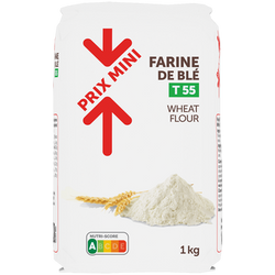 Farine de blé T55 PRIX MINI - 1kg