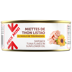 Miette thon à l'huile de tournesol PRIX MINI - boîte 150g