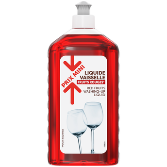 Liquide vaisselle parfum fruits rouges PRIX MINI - flacon 500ml