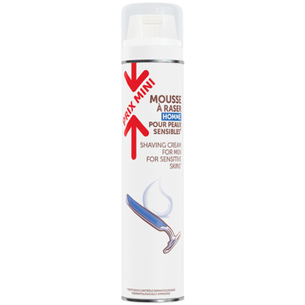 Mousse à raser peaux sensibles PRIX MINI - 300ml