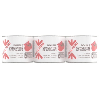 Double concentré de tomates 28% PRIX MINI - 3x70g