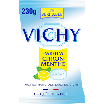 Bonbons Pastilles Vichy au citron VICHY - Sachet de 230g