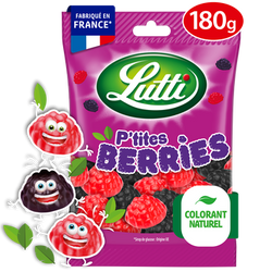 Bonbons P'tites Berries, LUTTI, 180g