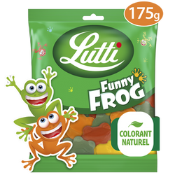 Confiserie gélifiée arômatisée funny frog LUTTI, 175g