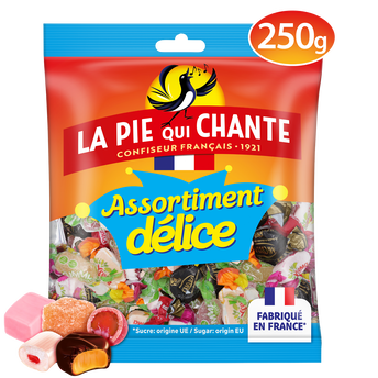 Bonbons Assortiment Délice LA PIE QUI CHANTE - Sachet de 250g