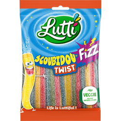 Bonbons Scoubidou twist LUTTI, sachet 180g