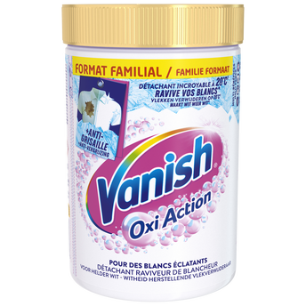 Détachant action blanc poudre format familial VANISH 720g