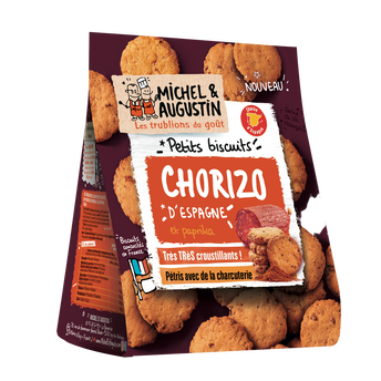 Sablé salé Michel et Augustin Chorizo - 90g