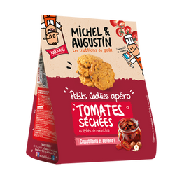 Petits cookies salés tomates séchées noisettes MICHEL & AUGUSTIN, 90g