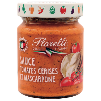 Sauce tomates cerise & mascarpone FLORELLI 250g