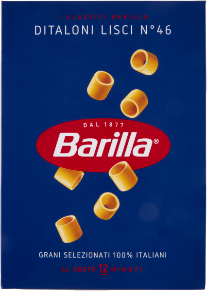 BARILLA PASTA DI SEMOLA DITALONI N.46 500 GR