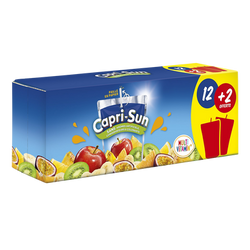 Boisson aux fruits multivitaminé CAPRI SUN - mini poches 12x20cL + 2 offertes