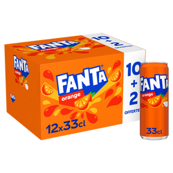 FANTA orange 33CL x 12