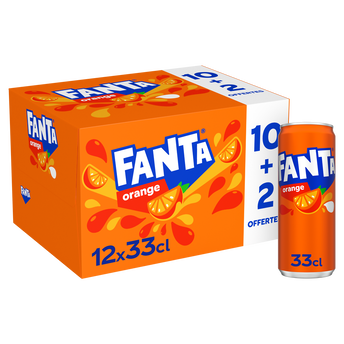 FANTA orange 33CL x 12