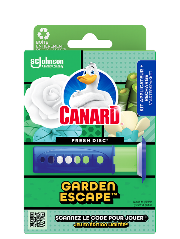 Canard WC Fresh disc Garden - 1 appli + 6 disques