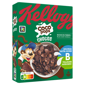 Céréales COCO POPS chocos Kellogg's, paquet 330g