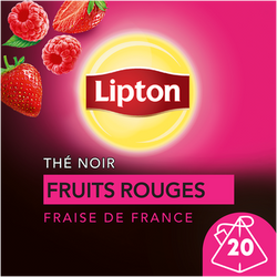 Thé noir fruits rouges Lipton 20 sachets - 30g