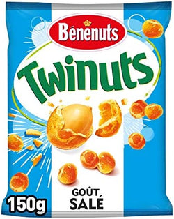 Cacahuètes Benenuts Twinuts Nature Sel - 150g