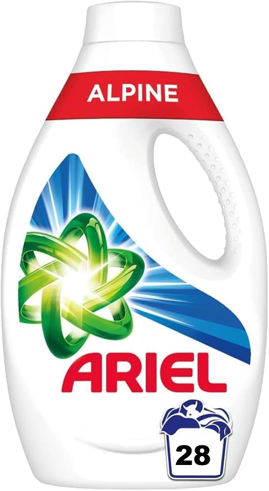 Lessive liquide Ariel Alpine 28 lavages