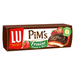 Génoises fourrées Pim's LU Fraise des bois - 150g