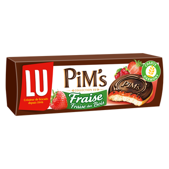 Génoises fourrées Pim's LU Fraise des bois - 150g