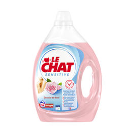 LE CHAT - Lessive liquide - Hypoallergénique - Rose - 42 lavages - 1.89 l