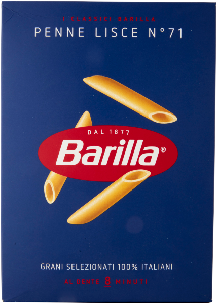 BARILLA PASTA DI SEMOLA PENNE LISCE N.71 500 GR