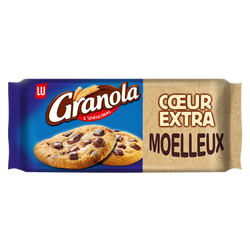 Cookies Extra Moelleux aux pépites de chocolat GRANOLA - 1 paquet de 208g