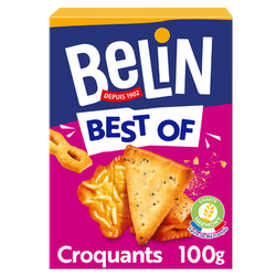 Assortiment crackers croquants best of Lu BELIN, 100g