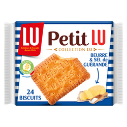 Biscuits beurre & sel de guérande Petit Beurre LU - Paquet de 200g