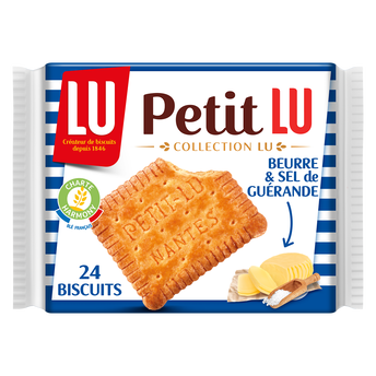 Biscuits beurre & sel de guérande Petit Beurre LU - Paquet de 200g