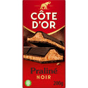 Tablette chocolat Côte d'Or Chocolat noir praliné - 200g