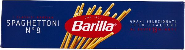 BARILLA PASTA DI SEMOLA SPAGHETTONI N.8 500 GR