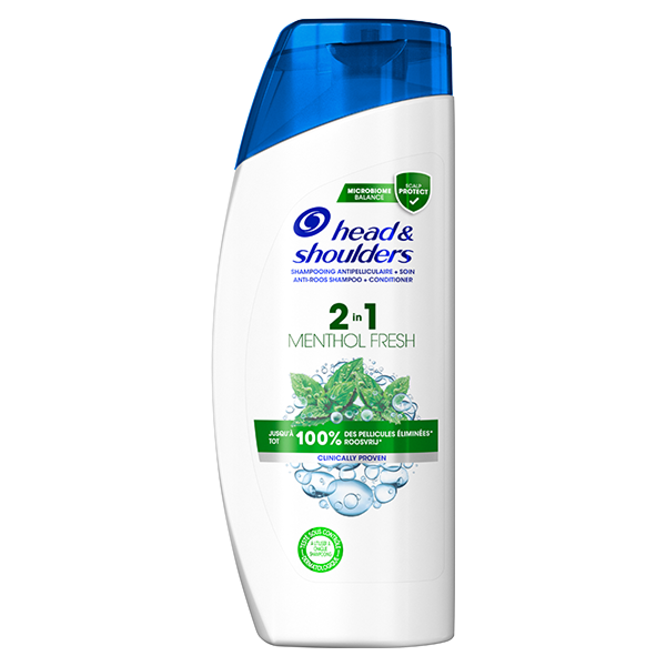 Shampooing Head & Shoulders 2 en 1 Menthe 270ml