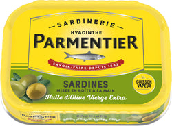 Sardines Huile Olive PARMENTIER Vierge Extra - 135g