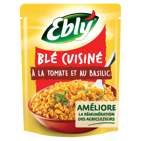 Blé express cuisiné Ebly Tomate et basilic - 220g