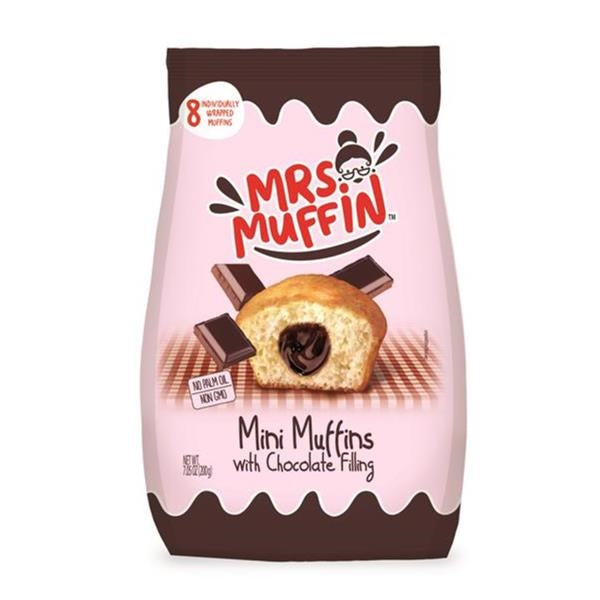 Mrs Muffins mini au chocolat 200 gr