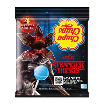 Sucettes assorties upside down CHUPA CHUPS x16 sachet 192g