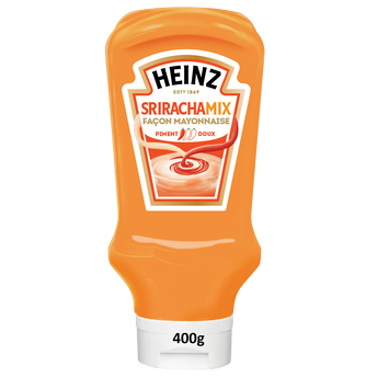 Sauce SrirachaMix façon Mayonnaise HEINZ Flacon Souple Top Down 400g