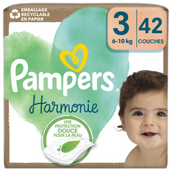 Couches Géant PAMPERS Harmonie T3 x42