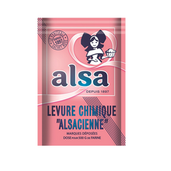 Levure chimique AlSA, sachet de 8 soit 88g