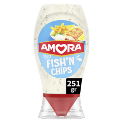 Sauce fish'n'chips AMORA, flacon souple de 251g